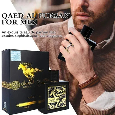 Lattafa Qaed Al Fursan Eau De Parfum Homme Spray for Unisex 100ml Original Arab Perfumes Lasting Charm Pheromones Perfume Makeup