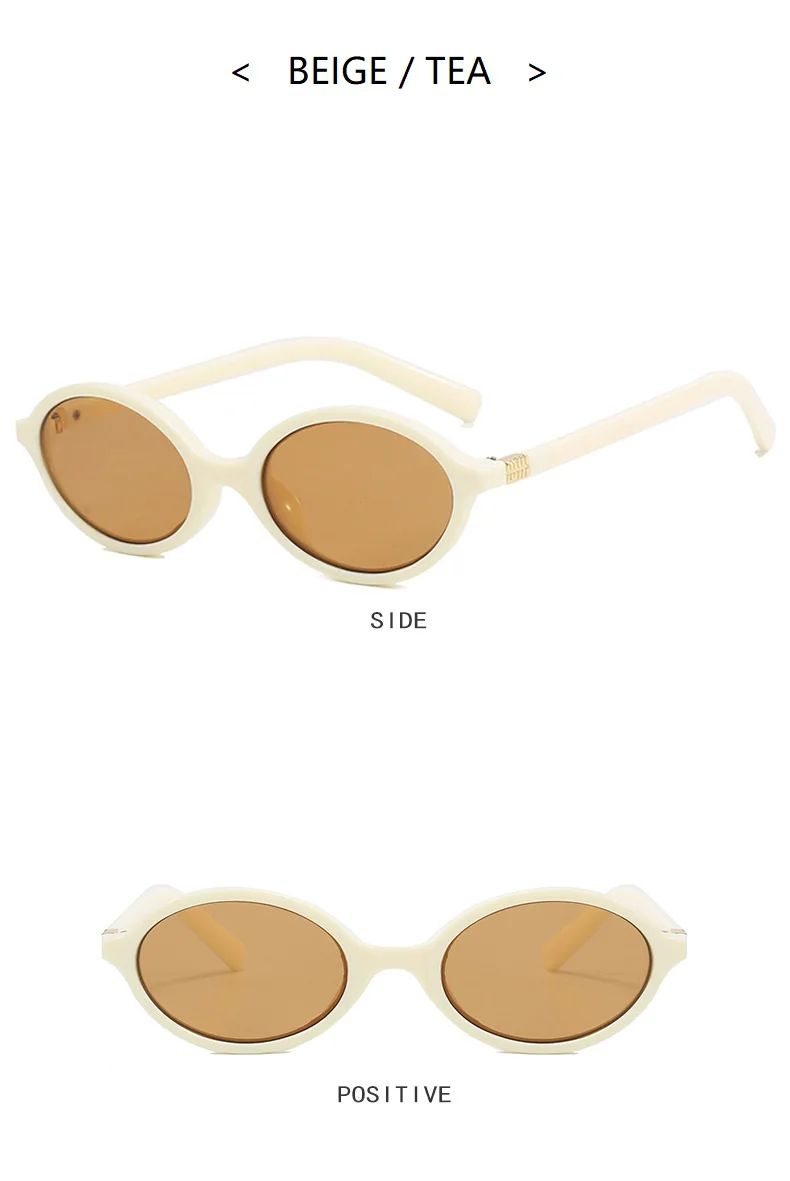 Sexy Small Oval Leopard Sunglasses Women Lovely Ins No Makeup Plain Glasses Frame Eyewear Cute Decorative Computer Glasses Men