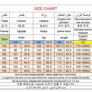 Men's Casual Pants Plus Size 110-180KG Stretch Slim Fit Elastic Waist Jogger Pants 1XL-7XL Classic Black Trousers Male Clothing