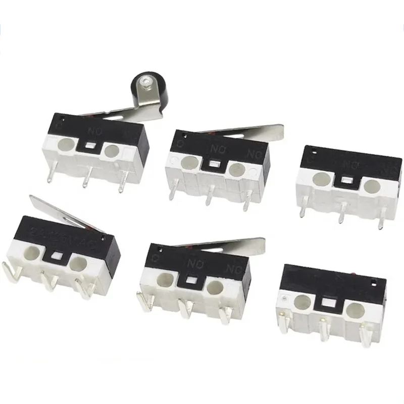 20Pcs 3 Pins Limit Switch SPDT Mouse Button Tact Switch 1A 125V Micro Switch for 3D Printer Parts Mouse Roller
