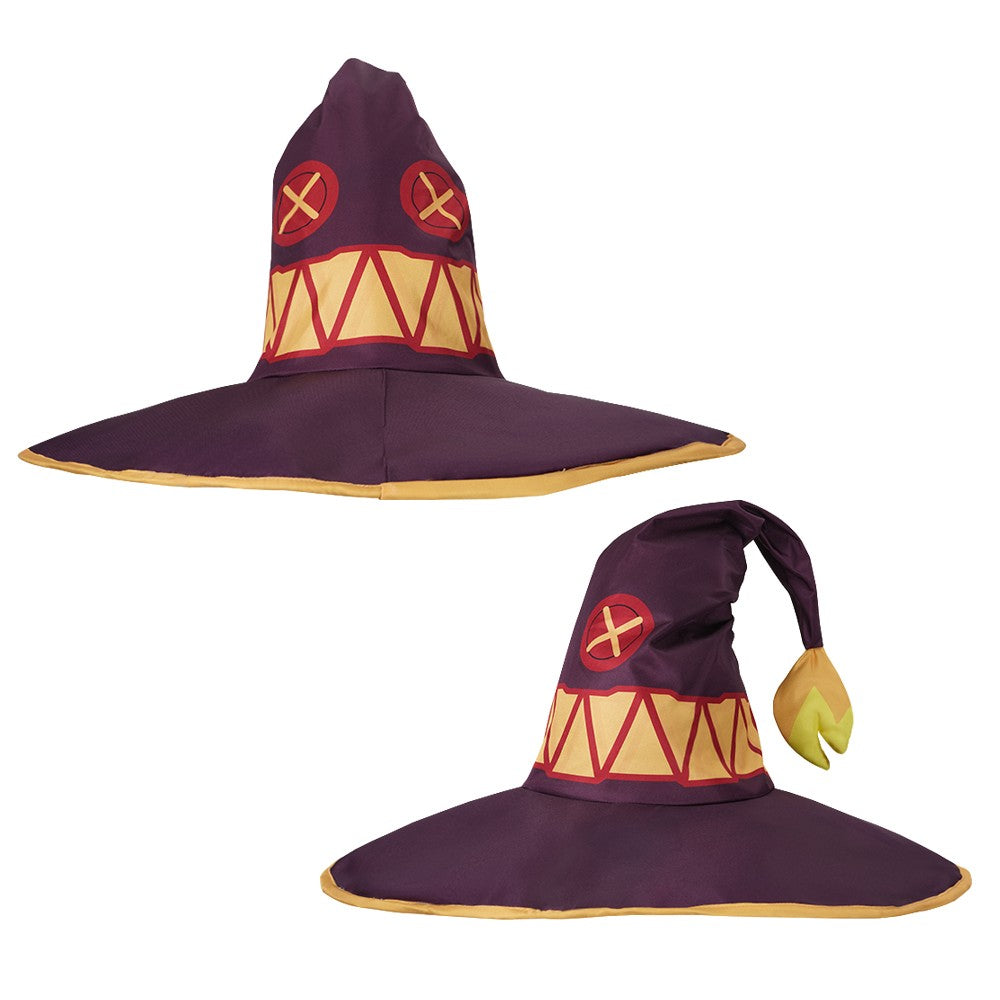 Anime megumin cosplay costume konsubarash Sekai ni shukufuku wo! Cosplay dress hat cloak uniform wig Halloween party cos girls