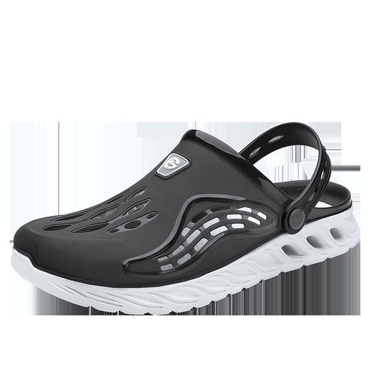 2023 Summer Beach Sandals Non-Slip Breathable Men's EVA Clogs Sandals Trendy Garden Holes Shoes Men Flip Flops
