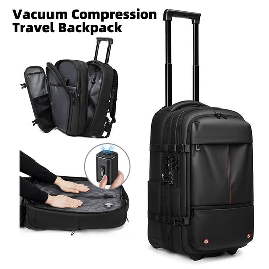 2025 Vacuum Compression Large Capacity Durable Luggage Suitcase Wheels Women Men Cabin Carry-On Boarding Travel