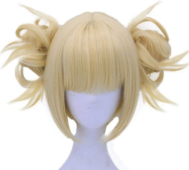 Boku No Hero Academy Cross My Body Synthetic Hair Wig Cosplay My Hero Academy Himiko Toga Party Role Play Wigs