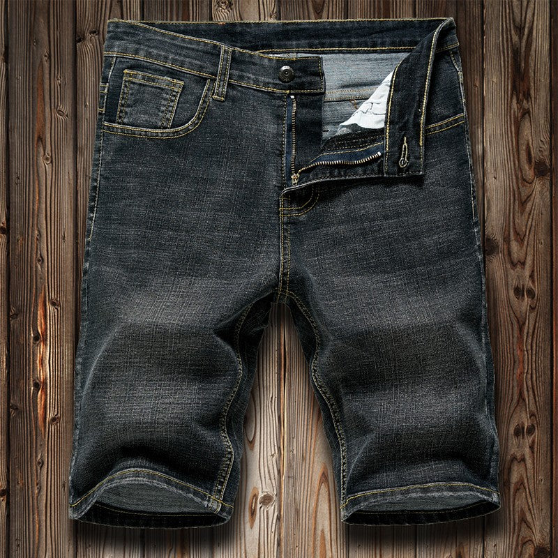 4 Model Classic Style Men's Slim Denim shorts Summer New Business Fashion Thin Stretch Short Casual Pants Male
