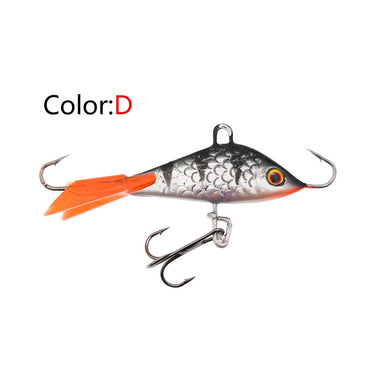 1PÇ Isca Artificial Jig Gelo de Inverno de Qualidade 5cm 7.5g Isca Falsa VIB Isca Artificial Leurre Balancer para Pesca de Carpa Lúcio Perca