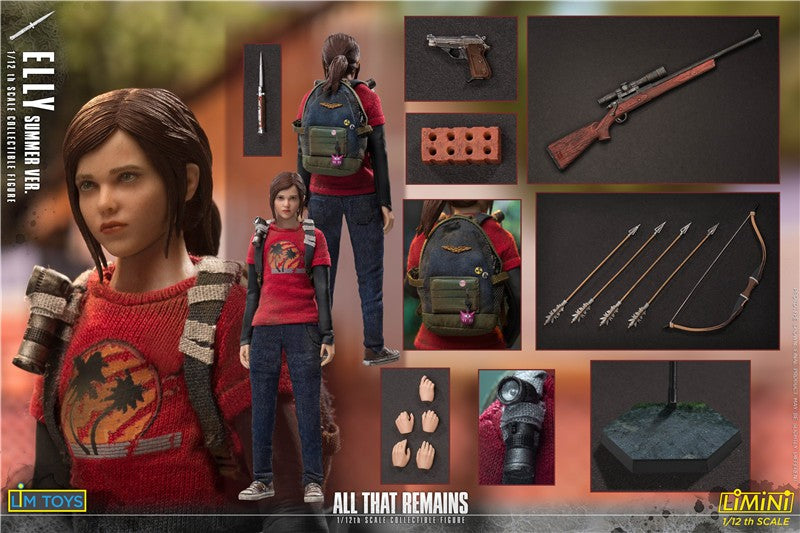 LIMTOYS LMN004 LMN005 LMN006 1/12 The Last Survivor Joel Ellie Modelo Boneco de Ação 6'' Soldado Conjunto Completo Brinquedos para Coleção
