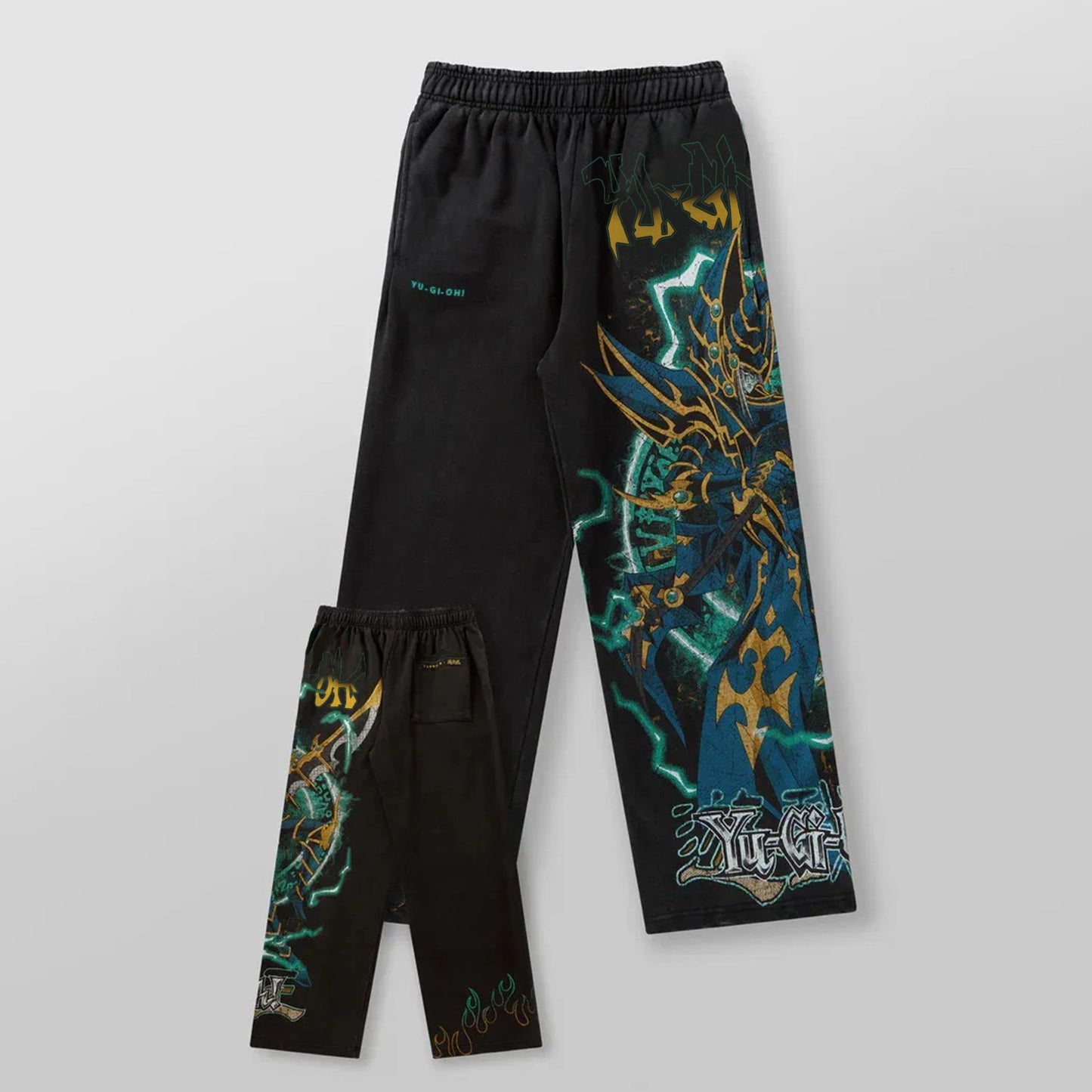 Hip Hop Yu-Gi-Oh Y2k Pants Baggy Sweatpants Men Elastic Waist American Streetwear Vintage Joggings Casual Pants Men Clothing