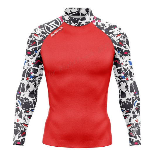 RT Rashguard Camouflage Long Sleeve Surfing Shirt UV Protection Swimwear UPF Summer Lycra Sunscreen Beachwear