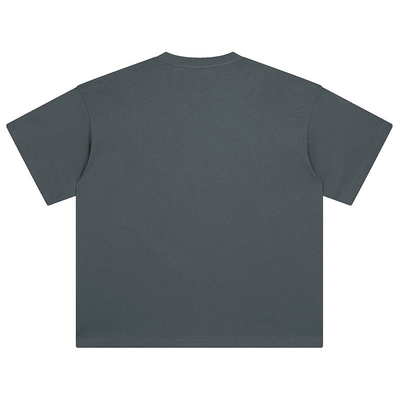 100 Heavy Weight Cotton T shirt For Men Women Short Sleeve Plain Tops Solid Oversized Tee Shirts Quality Clothing 8.8oz 250gsm