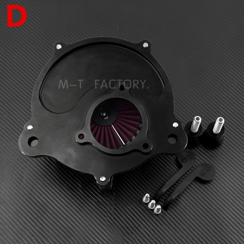 Black Spike Air Cleaner Intake Filter For Harley Sportster XL 883 Dyna V-Rod Softail Fat Boy Touring Ultra FLHR FLHX FLSTNSE