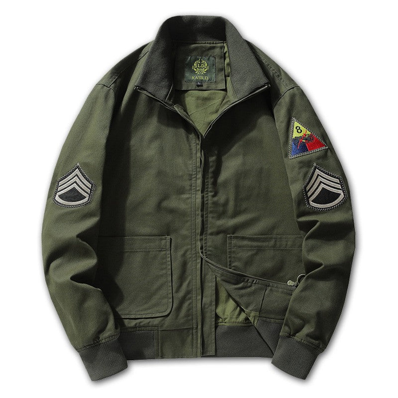 Autumn Men's Bomber Jacket Casual Male Outdoor Windbreaker Baseball Coats Fashion Retro Men Cotton Ma-1 Pilot Jackets Clothing