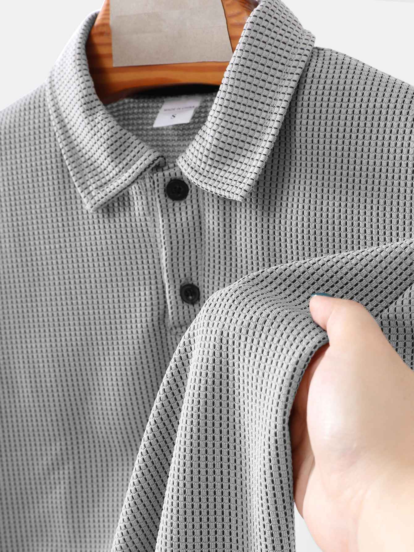 Summer New Short Sleeved Men's Polo Shirtsweat Absorbing Casual Sport Shirtcool and Breathable Style High-quality Busin Top Male