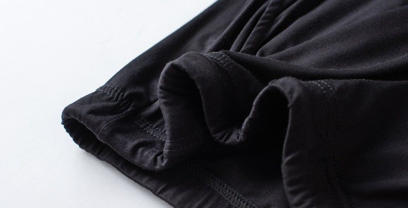 Men's spring and summer new modal pajamas two-piece short-sleeved trousers thin large size loose sports home wear suit sleepwear