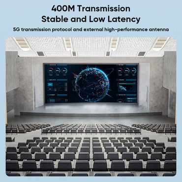400M 1080P 5G Wireless HDMI Audio and Video Transmitter Receiver Extender for Camera Laptop PC PS3/PS4 To TV Monitor Projector