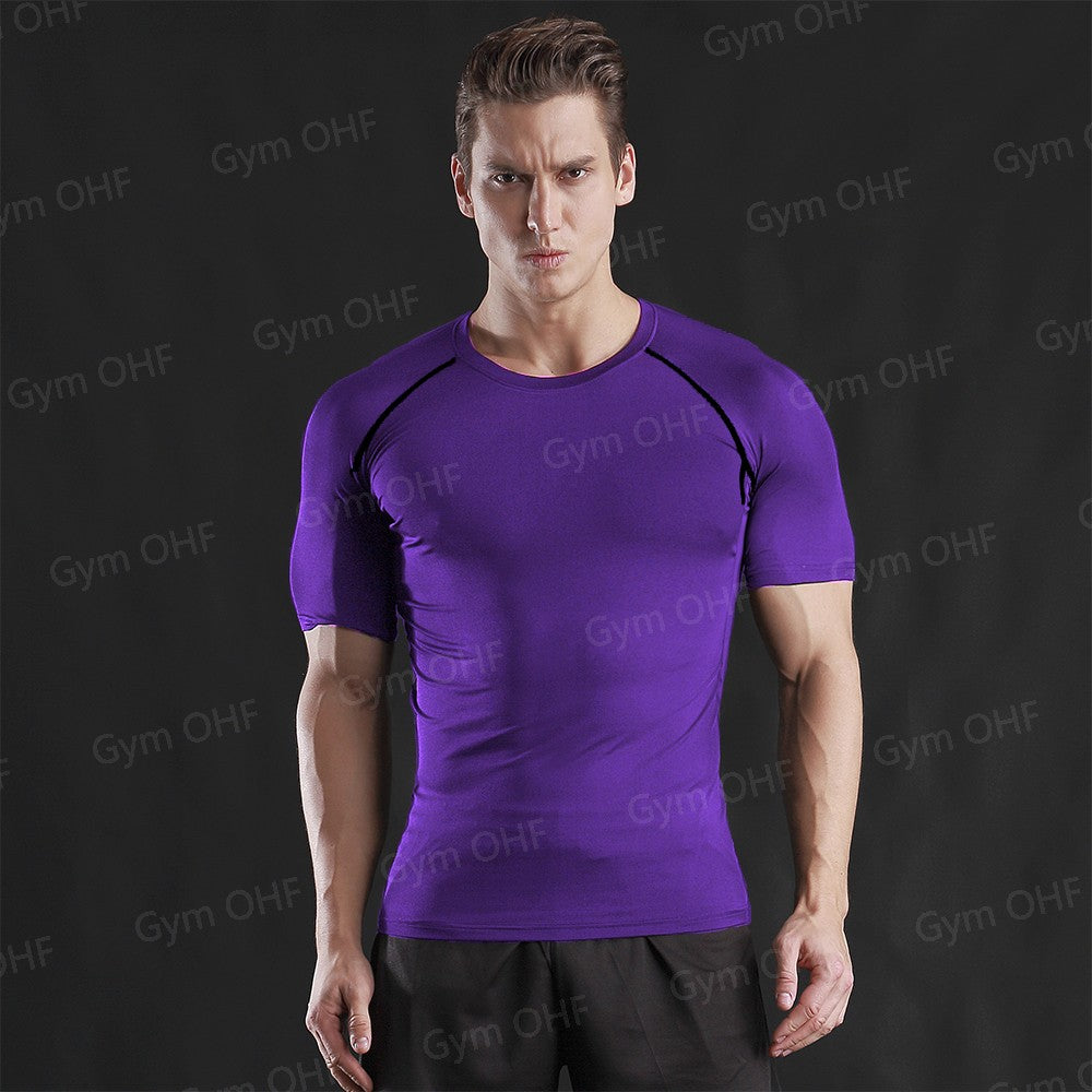 Thermal Man Underwear Set Spi/Der Compression T Shirt Leggings Yoga Sets Fitness