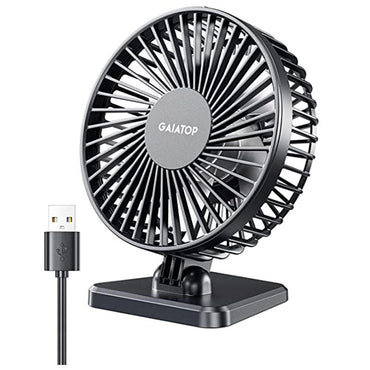 GAIATOP Mini USB Desktop Fan Portable Fan Desktop Office USB Quiet Cooling Fans Three Speed Adjustment Suitable For Home Office