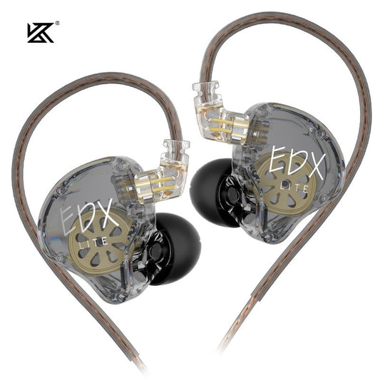 KZ EDX Lite Wired In Ear Earphones Monitor Stage Live Headphones HIFI Stereo Bass Music Earbuds Sports Gaming Headset