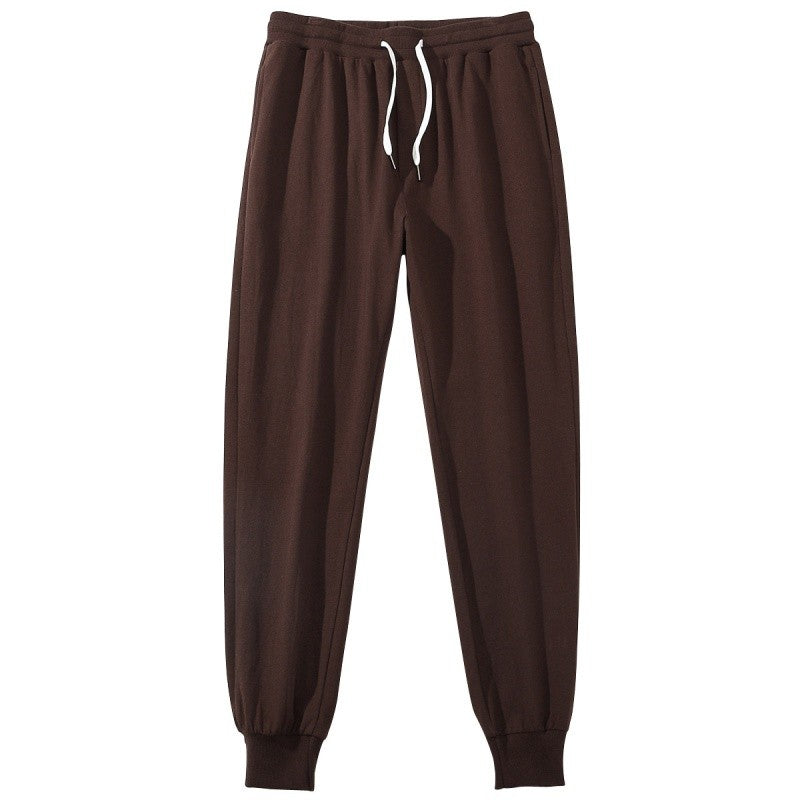 Men 100% Cotton Pants Elastic Gym Sweatpants Casual Jogging Trousers Sport Joggers Fitness Running Pants Man Clothing Streetwear