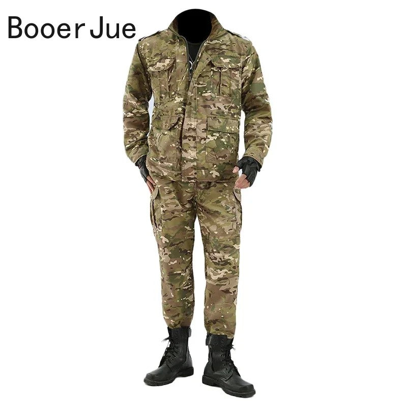 Black Python Pattern Wear-resistant Overalls Labor Insurance Cloth Uniform Men's Soft Tracksuit Outdoor Suit