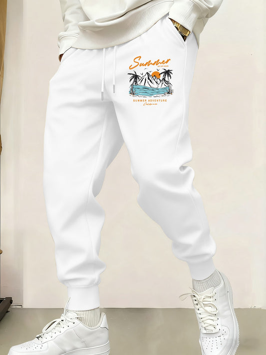 Summer Set Off Again California Prints Mans Sweatpants Casual Comfy Long Pants Sports Basic Trousers Soft Elastic Waist Pant