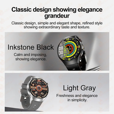 New Smart Watch Men Full Touch Screen Compass Bluetooth Call Flashlight Sports Activity Fitness Heart Rate Waterproof Smartwatch