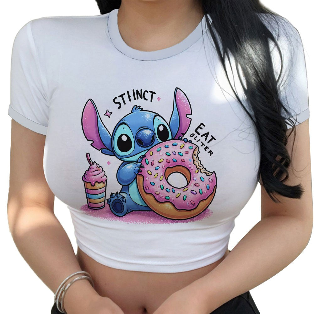 Disney Mickey Minnie Slip Dresses For Woman Summer 3D Print Clothing Cartoon Wom