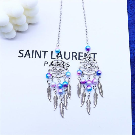 Creative Car Hanging Elephant Pendant Alloy Resin Glass Lovely Blue Eye Luck Amulet Decoration Ornament Car Accessories
