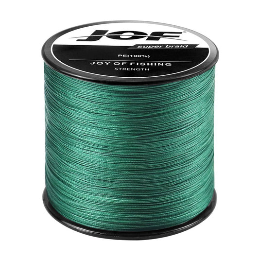 Linha Trançada JOF 12X 100/300/500/1000m Tudo para Linha de Pesca MaxDrag 150LB Linha Multifilamento PE para Pesca em Água Salgada no Mar