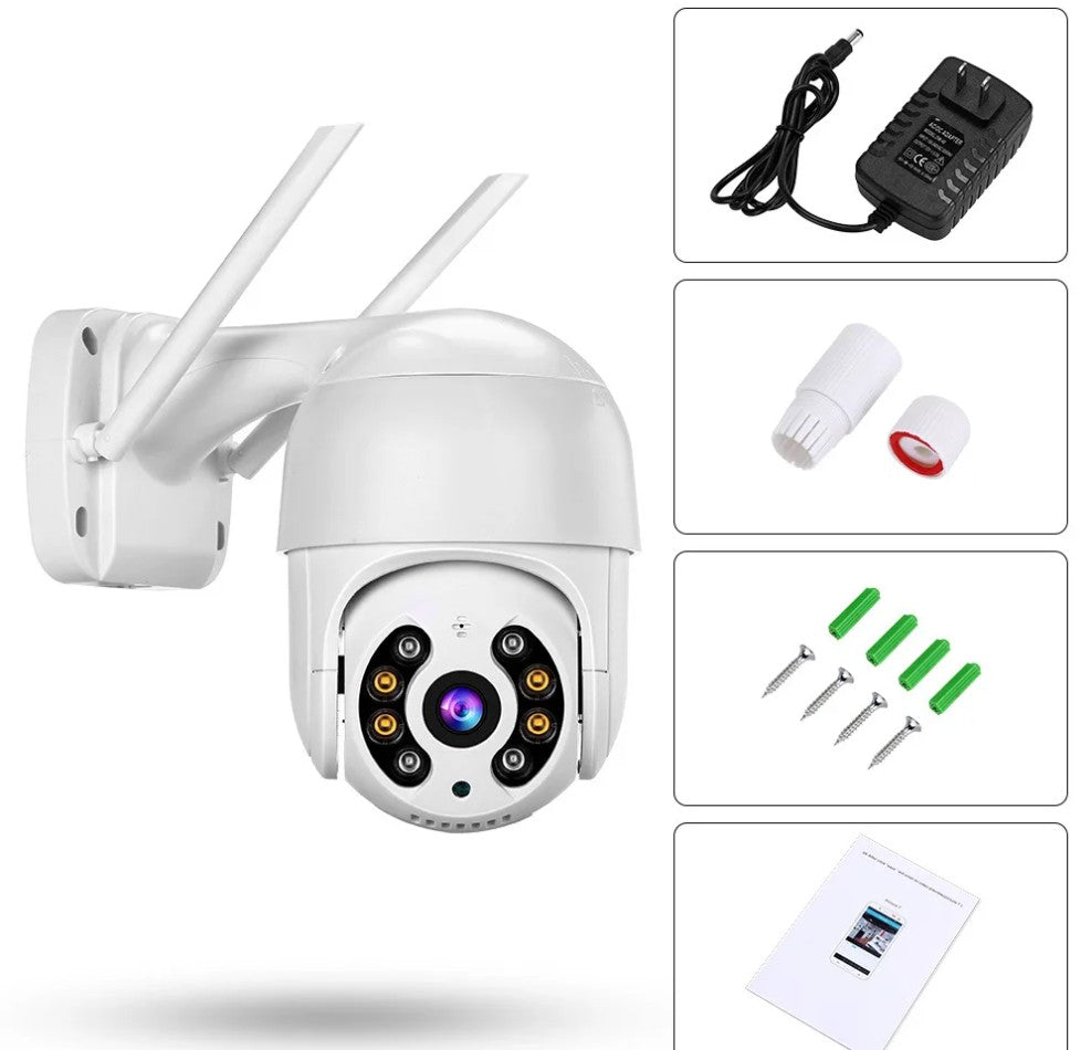 kuohao 4MP Speed Dome Auto Tracking PTZ Camera Smart Home Outdoor Wireless WIFI Camera Surveillance Monitor