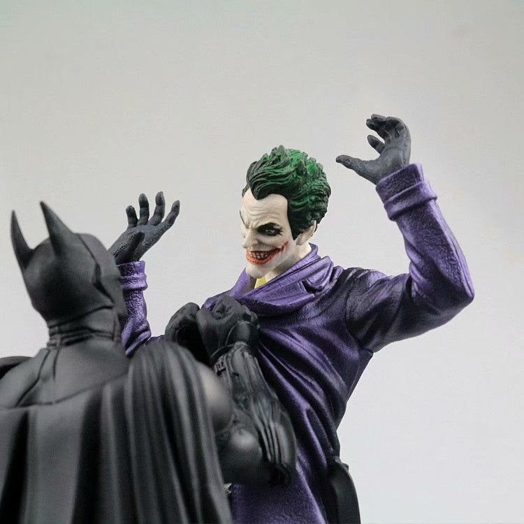 Figuras de Anime em Quadrinhos Arkham Batman Vs Coringa Figura Bruce Wayne Coringa Coleção de Bonecos Modelo Brinquedos Estátua Presentes de Aniversário para Crianças