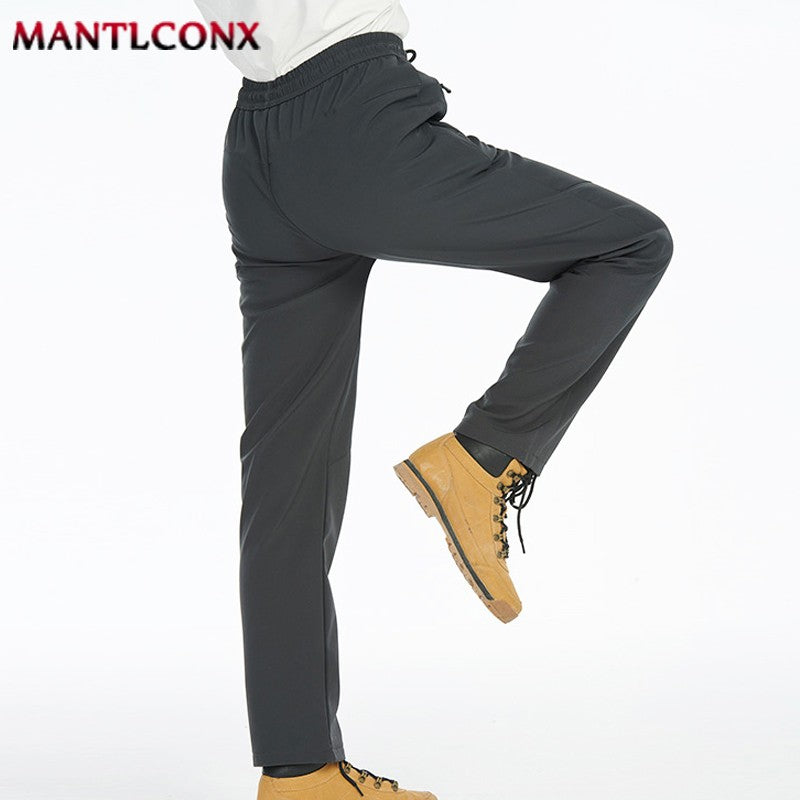 Calças Casuais Masculinas Respiráveis Secagem Rápida Reta Cós Elástico Jogger Moletom Coreano Clássico Esportivo Plus Size 4XL 5XL