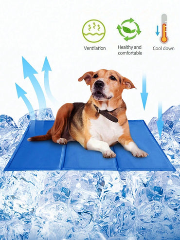 1un-Tapete refrescante para cães Tapete refrescante para animais de estimação, sem água ou gel não tóxico refrescante