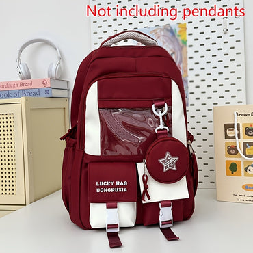 College Backpack for Middle School and High School Students, Versatile Large Capacity Backpack, Computer Backpack