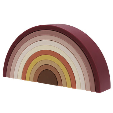 10Pcs/Set Baby Silicone Building Block BPA Free Rainbow Soft Block 3D Educational Montessori Stacking Toys Baby Teether Gift