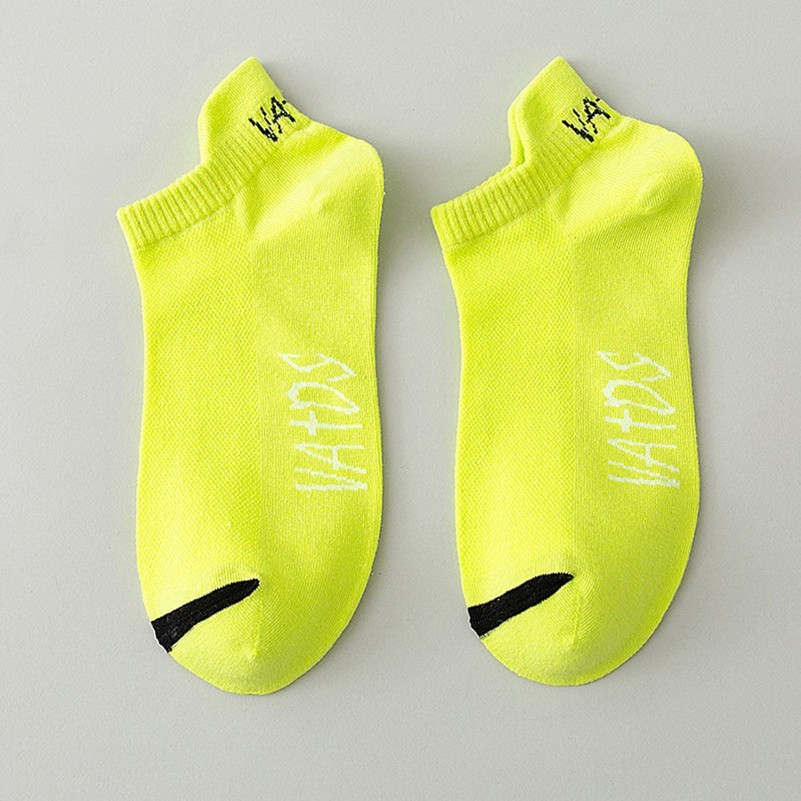 5 Pairs New Summer Cotton Men's Socks Short Thin Casual Mesh Breathable Boat Socks Fashion Comfortable Street Style Sockke Gift