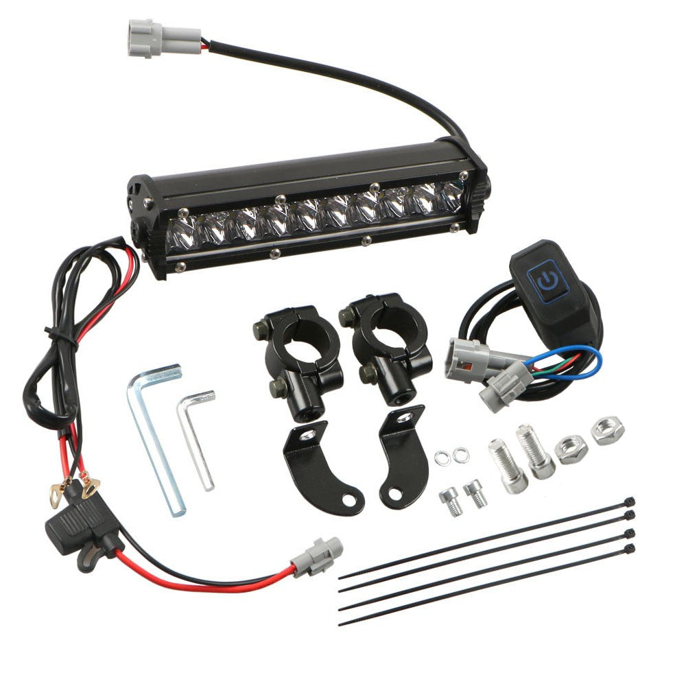 LED Headlight Light Bar Lighting Kit For Yamaha YZ250F Honda Suzuki 7/8” Motocross Handlebars Dirt Bike Off Road 60W Hight Lamp