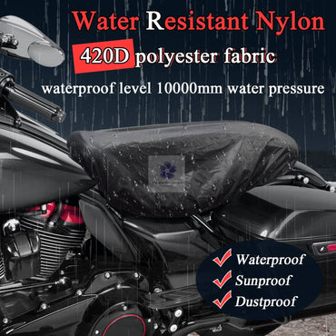 Motorcycles Seat Cushion Rain Cover Motor Bike Waterproof Protector For Harley Kawasaki BMW Honda Sportster Softail Fat bob Dyna