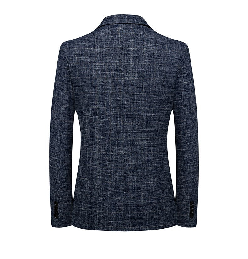 2025 Men's Slim Fit Business Casual Blazer High Quality Fashion All-in-One Banquet Korean Style Handsome Trend for All Seasons