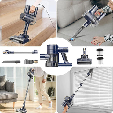 I8 Corded Vacuum Cleaner, 23000Pa 6M Long Cord Stick Vacuum for Floor, Carpet, Pet Hair
