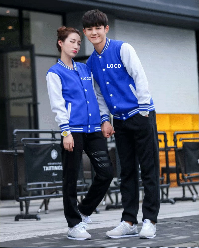 High Quality Baseball Uniforms Warm Jacket All-match Plus Velvet Jacket Custom Printing Embroidery LOGO Costume Varsity Jacket