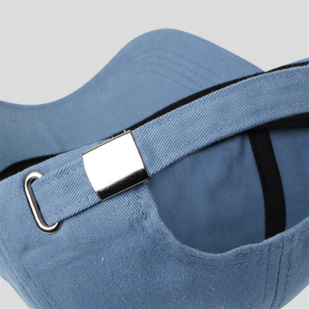 Boné de beisebol casual para homens e mulheres, chapéu de algodão liso moderno e simples nas cores preto, rosa, branco, vinho tinto, azul marinho.