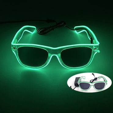 Halloween Funny Sunglasses Boys Girls Personalized Eyewear Alien Style Party Glasses Luminous Neon Light Flashing For Halloween