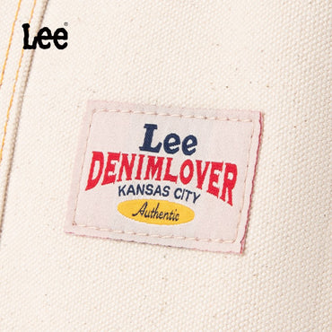 LEE Large Capacity Strong Denim Tote Bag Women High Quality White Canvas Handbag Ladies Daily Traveling Shopping Shoulder Bags