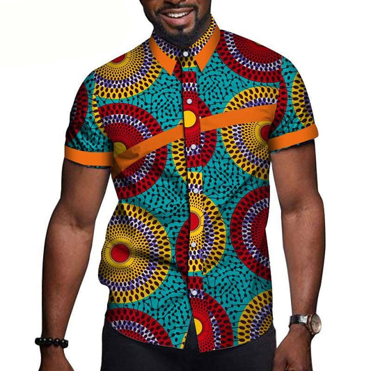 3d Print African Graphic Beach Shirts For Women Men Summer Short Sleeve Large Size Hawaiian Shirts Men's Blouses Cuba Camisa