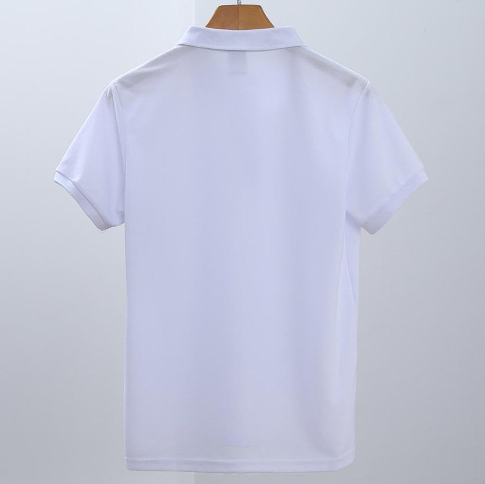 Blank White Men Polo T Shirt Short Sleeve Casual Collar Shirts Plain Black Tshirt Summer Clothes For Men Camisas Polos De Hombre