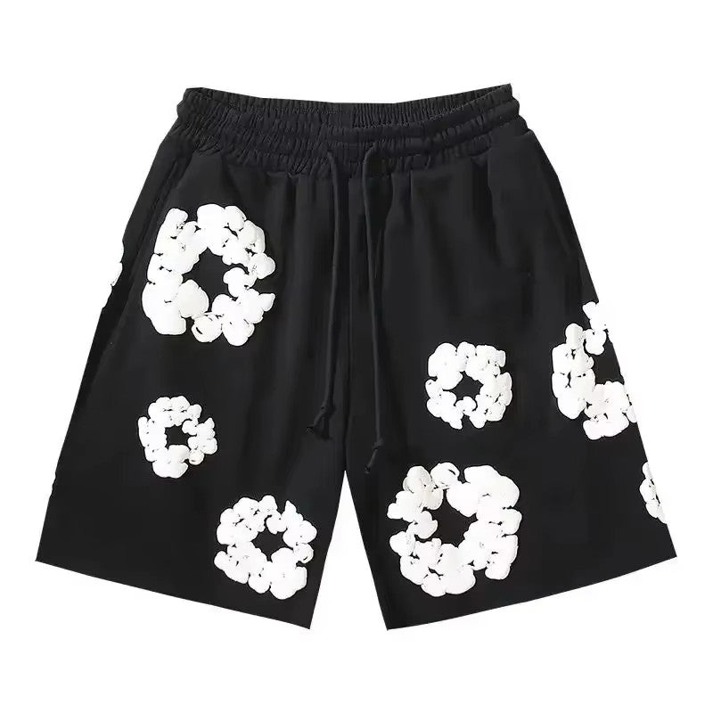 Summer Fashion Pants Men Women Clothes America Kapok Floral Pants Breathable Quick-Drying Best Trendy Daily Casual Shorts