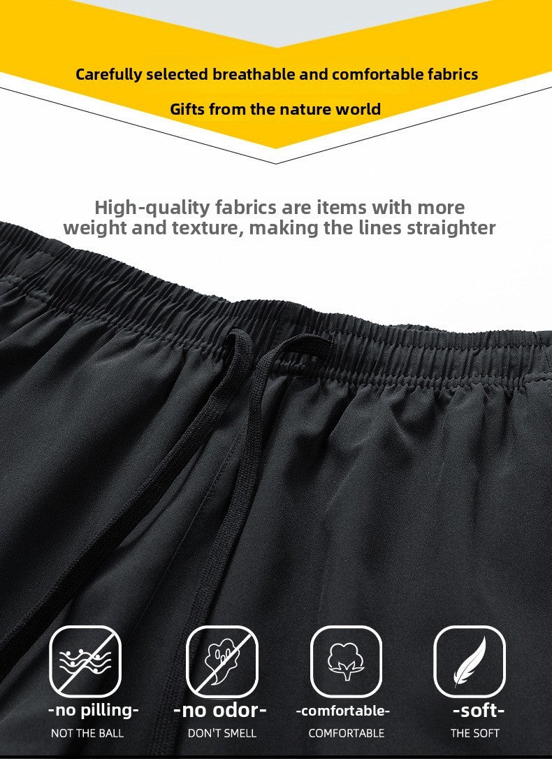Summer Men's Sport Workout Shorts Quick Dry Athletic Shorts Lightweight Running Shorts with Pockets Gym Beach Pants