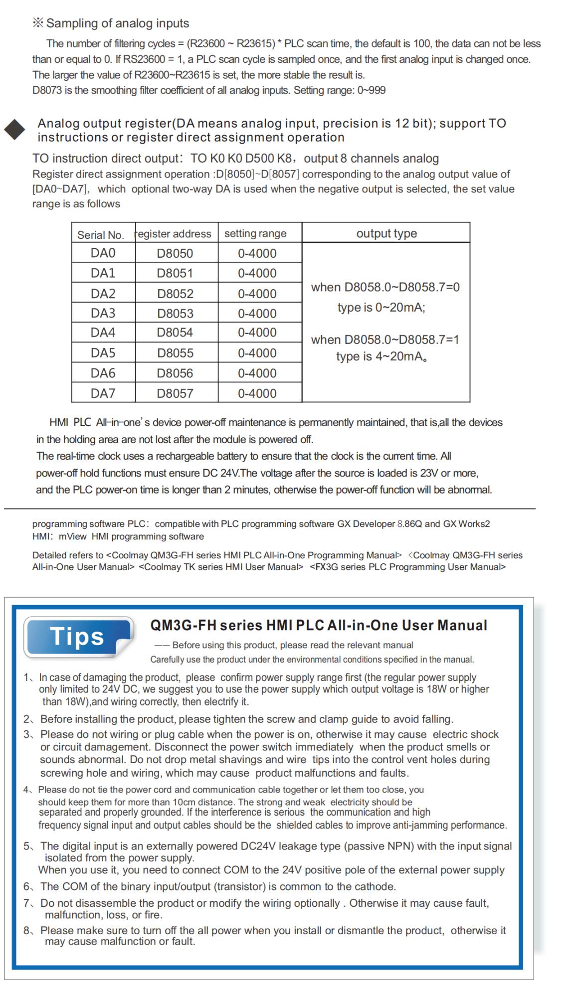 IHM CLP Integrado Tudo-em-Um Coolmay Série QM3G Suporta Personalização Analógica e Ethernet Modelos Disponíveis de 4.3''/5''/7''/10''