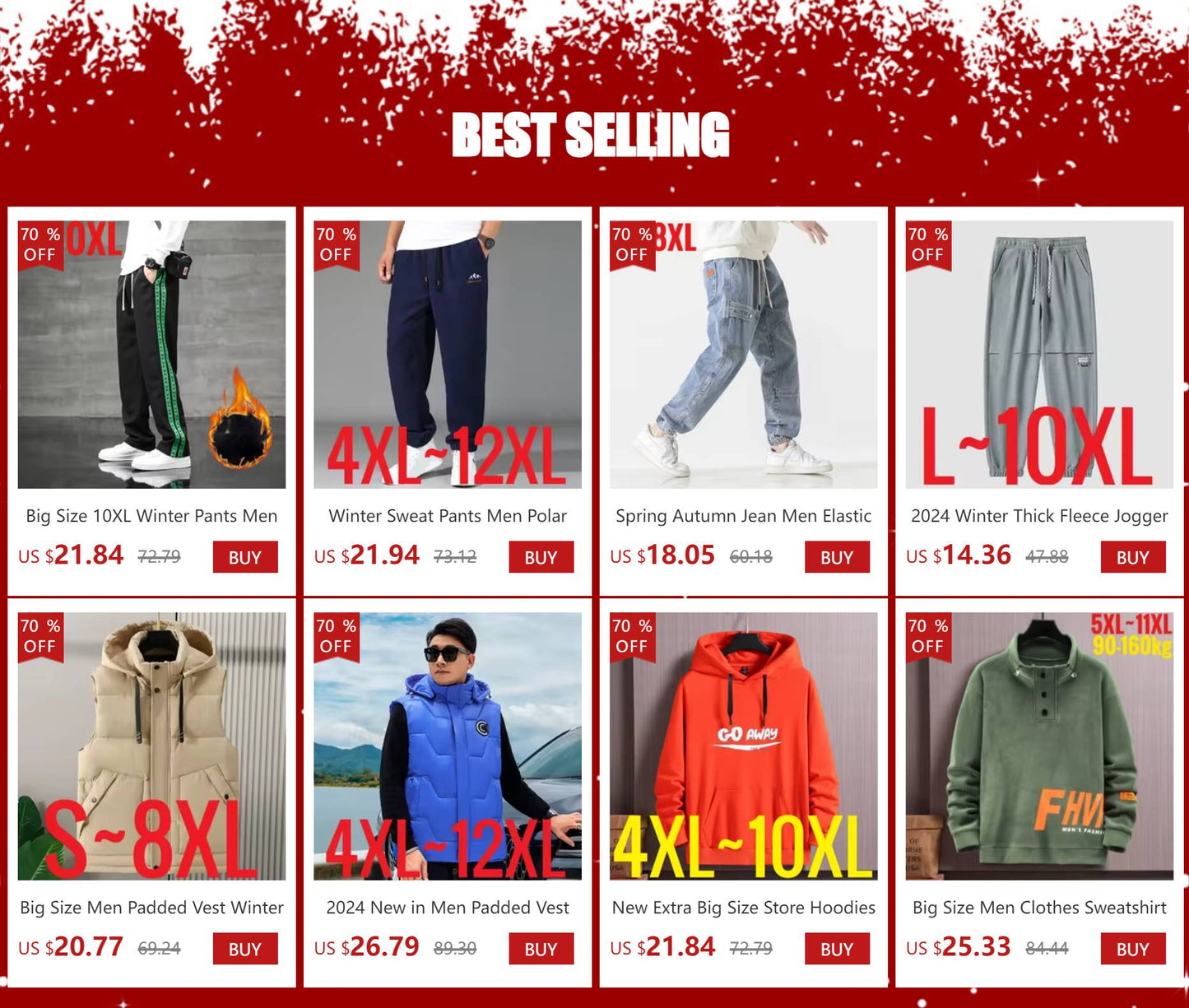 2024 New in Wide Leg Pants Men Autumn Straight Elastic Waist Baggy Cargo Trouser Male Relaxed Streetwear Sweatpant Plus Size Big
